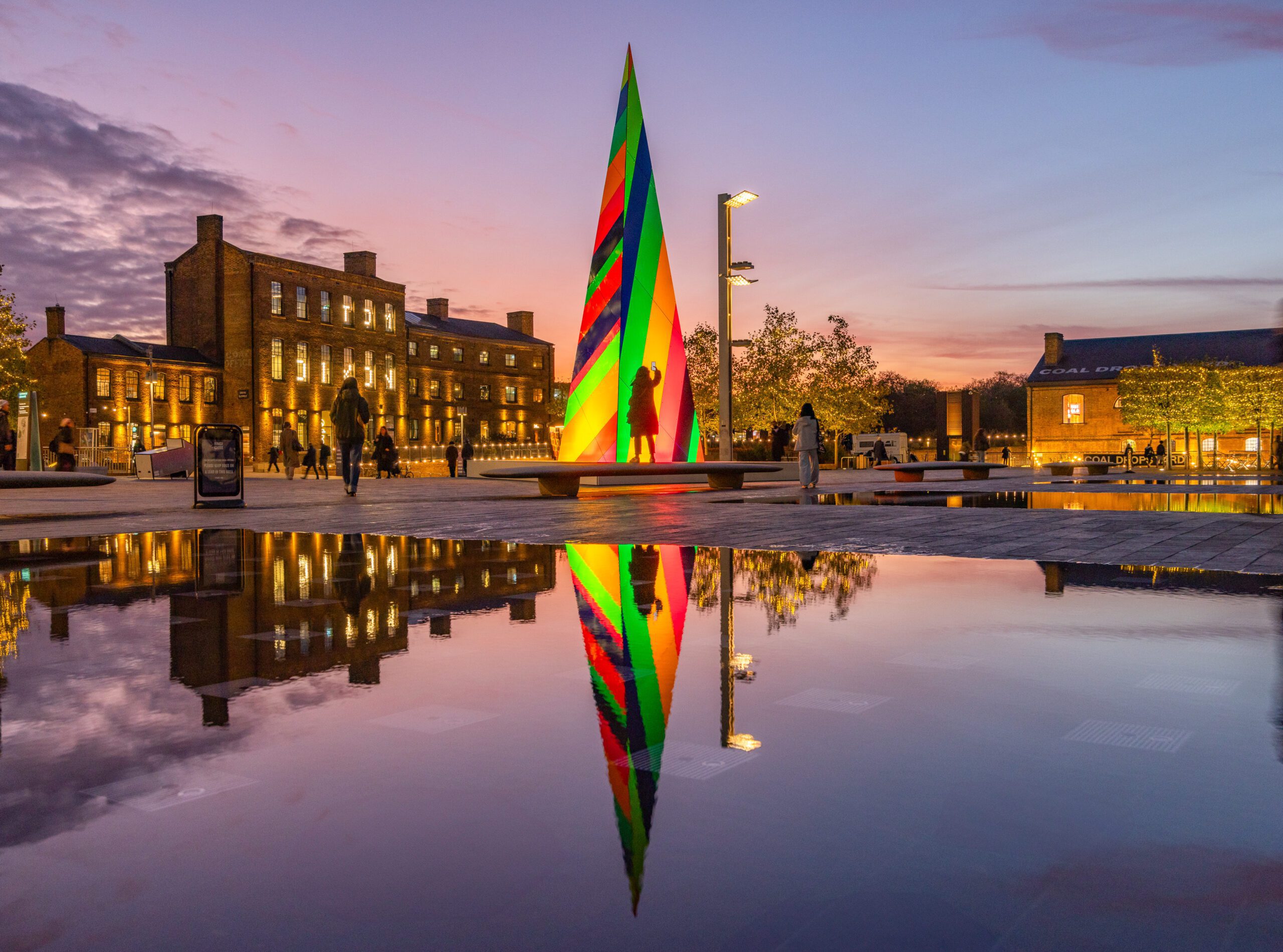 Fluorescence at Coal Drops Yard