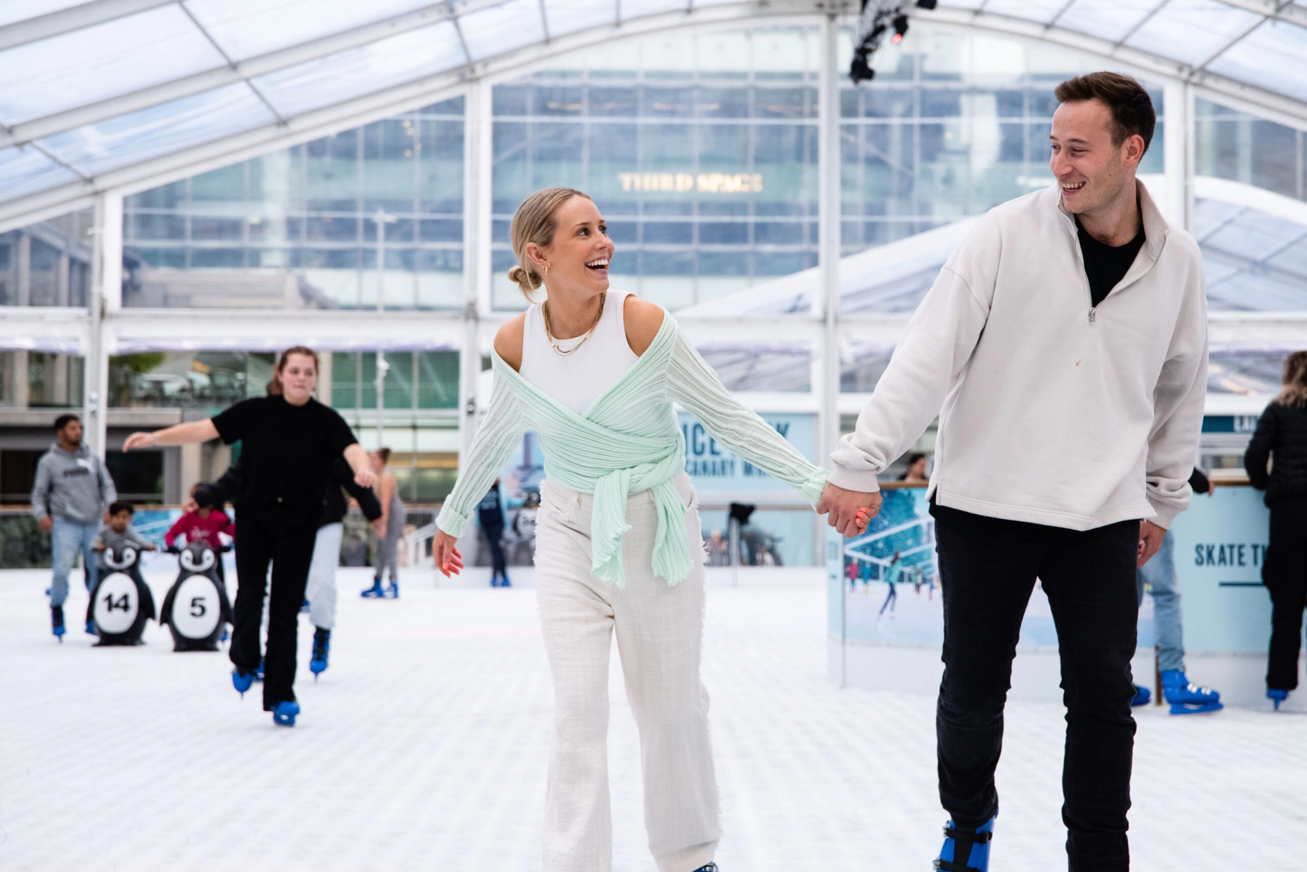 Canary Wharf Ice Skating